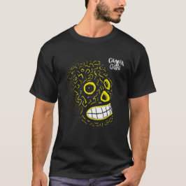 Yellow skull tシャツ