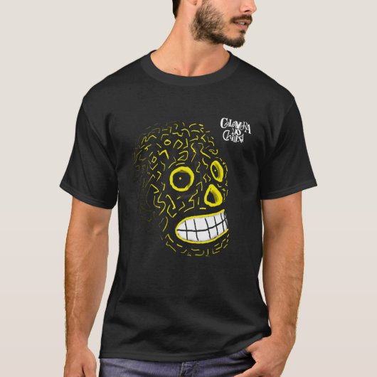 Yellow skull tシャツ (正面)