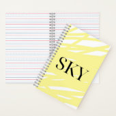 Yellow Sky Notebook ノートブック (内側)