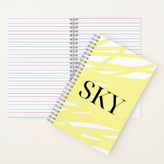Yellow Sky Notebook ノートブック (内側)