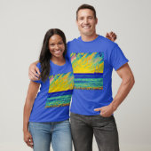 "Yellow Sky Race"の海景画 Tシャツ (ユニセックス)