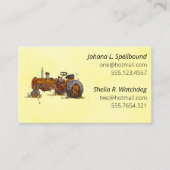 Yellow Social introduction calling card-tractor 名刺 (正面)