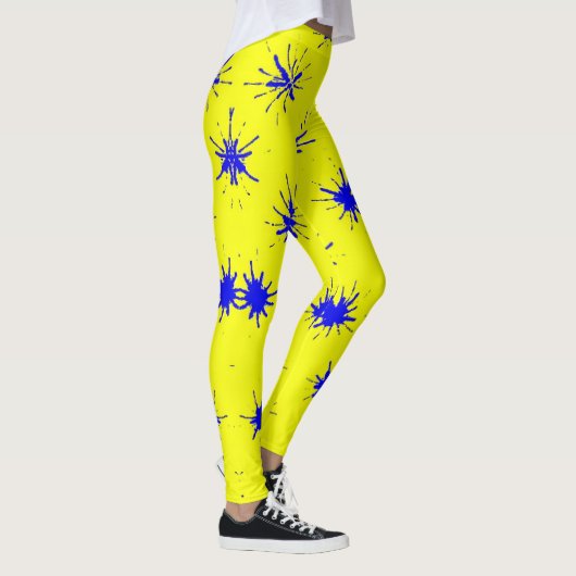 Yellow Splash Leggings レギンス (右)