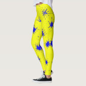 Yellow Splash Leggings レギンス (左)