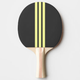 Yellow Sport Stripe Ping Pong Paddle 卓球ラケット