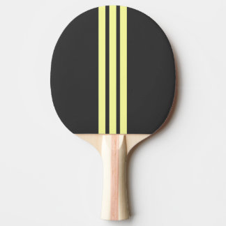 Yellow Sport Stripe Ping Pong Paddle 卓球ラケット