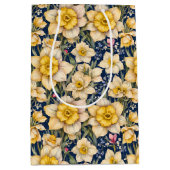 Yellow Spring Daffodils ミディアムペーパーバッグ (正面)