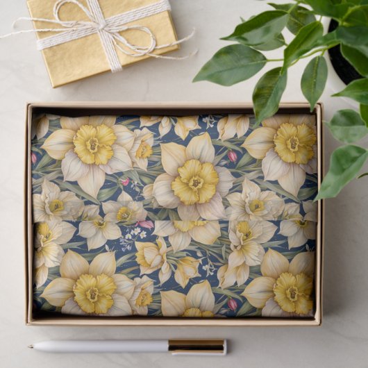 Yellow Spring Daffodils 薄葉紙 (ギフト)