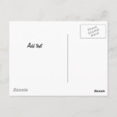 Yellow Stainting Girfe Hiとハローカード ポストカード (裏面)