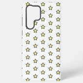 Yellow Star Cute Minimalist Pattern Samsung Galaxyケース (裏面)