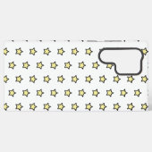 Yellow Star Cute Minimalist Pattern Samsung Galaxyケース (裏面横)