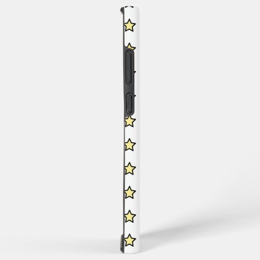 Yellow Star Cute Minimalist Pattern Samsung Galaxyケース (右側面)