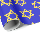 Yellow Star of David ラッピングペーパー (ロールコーナー)