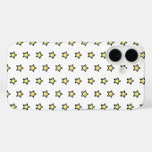 Yellow Star Pattern Minimalist Stars Case-Mate iPhoneケース (裏面 (横))