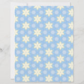 Yellow Stars on Blue Scrapbook Paper (裏面)