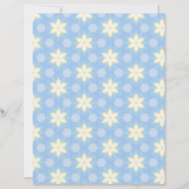 Yellow Stars on Blue Scrapbook Paper