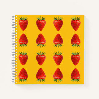 Yellow Strawberry Notebook. ノートブック