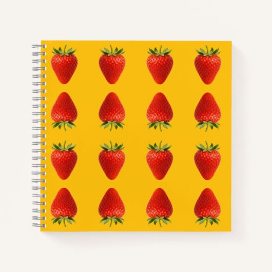 Yellow Strawberry Notebook. ノートブック (正面)