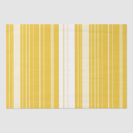 Yellow Striped Pattern 薄葉紙 (正面)