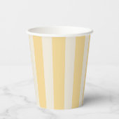 Yellow Stripes La Dolce Vita Lemons Italian PLAIN 紙コップ (裏面)