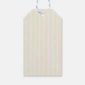 Yellow Stripes Lemons and Flowers Graduation ギフトタグ (裏面)