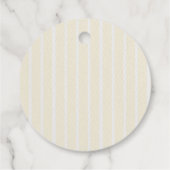 Yellow Stripes Lemons and Flowers Graduation フェイバータグ (裏面)