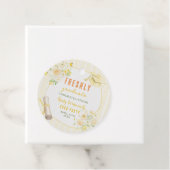 Yellow Stripes Lemons and Flowers Graduation フェイバータグ (インサイチュ)