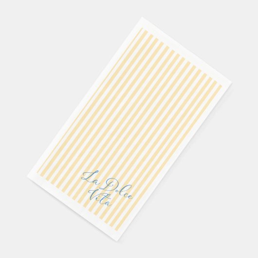 Yellow Stripes Paper Napkin (コーナー)