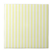 Yellow Stripes Pattern Minimal Modern Summer タイル (正面)