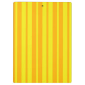 Yellow Stylish Stripes Pattern Design  クリップボード (裏面)