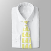 Yellow Summer Fun Beach Sandcastle Sand Castle Tie ネクタイ (タイ)