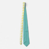 Yellow Summer Fun Beach Sandcastle Sand Castle Tie ネクタイ (裏面)