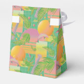 Yellow Summer Vaporwave Sunset Birthday フェイバーボックス (裏面サイド)