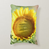 Yellow sunflower アクセントクッション (裏面(縦))