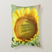Yellow sunflower アクセントクッション (正面(垂直))