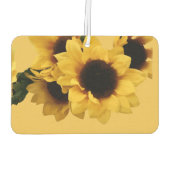 Yellow Sunflower Air Freshener カーエアーフレッシュナー (裏面)