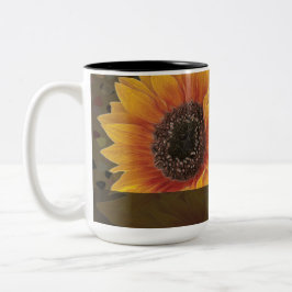 Yellow Sunflower Soul Mother's ツートーンマグカップ