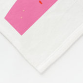 Yellow Sunflower trendy vibrant color paper art フリースブランケット (角)