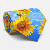 Yellow Sunflowers Summer Neck Tie ネクタイ (ロール)