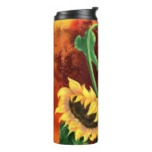 Yellow Sunflowers Thermal Tumbler タンブラー (回転左)