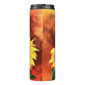 Yellow Sunflowers Thermal Tumbler タンブラー (裏面)