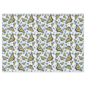 Yellow Swallowtail Butterflies Blue Sky Medium テーブルクロス (正面(横))