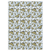 Yellow Swallowtail Butterflies Blue Sky Medium テーブルクロス (正面)
