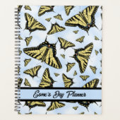 Yellow Swallowtail Butterflies Personalized プランナー手帳 (正面)