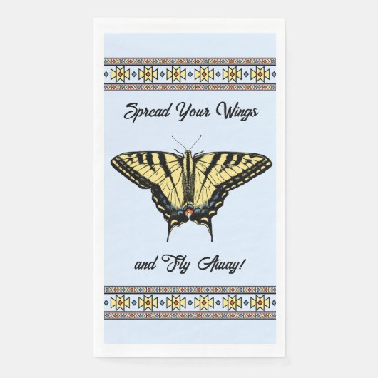 Yellow Swallowtail Butterfly Personalized (正面)