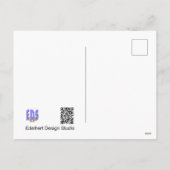 Yellow Swallowtail Collage Birthday Postcard シーズンポストカード (裏面)