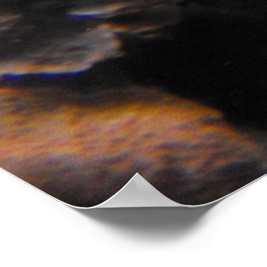 Yellow Tang fish ポスター (角)