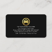 Yellow Taxi Boxes Gold Airplane 名刺 (裏面)