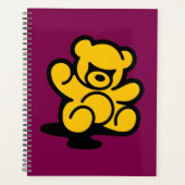 Yellow Teddy Trouble プランナー手帳 (正面)