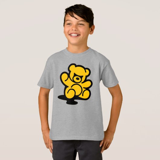 Yellow Teddy Trouble Tシャツ (正面フル)